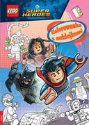 Kolorowanki, wyklejanki - LEGO DC Super Heroes. Kolorowanka z naklejkami - miniaturka - grafika 1