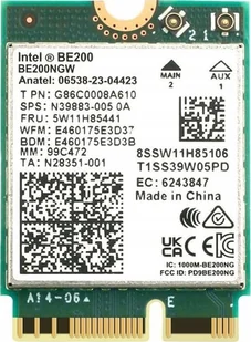 Intel WI-FI 7 2230 2x2 BE+BT vPro BE200.NGWG - Akcesoria do serwerów - miniaturka - grafika 1