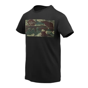 Helikon - Koszulka T-Shirt FN Fal - Bawełna - Czarna / Rhodesian Camo - TS-FNF-CO-011K - Odzież taktyczna i umundurowanie - miniaturka - grafika 1