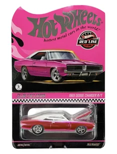 HOT WHEELS 2025 1969 DODGE CHARGER R/T RED LINE CLUB JCP32 - Samochody i pojazdy dla dzieci - miniaturka - grafika 1