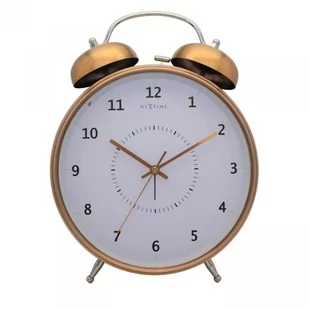 Nextime Budzik Wake Up, miedzian, 20 cm - Zegary - miniaturka - grafika 1