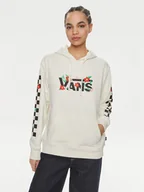 Bluzy damskie - Vans Bluza Fleurs Bff Hoodie VN000JG9 Écru Regular Fit - miniaturka - grafika 1