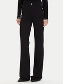 Spodnie damskie - Guess Spodnie materiałowe W5BB16 KCMU2 Czarny Flare Fit - miniaturka - grafika 1
