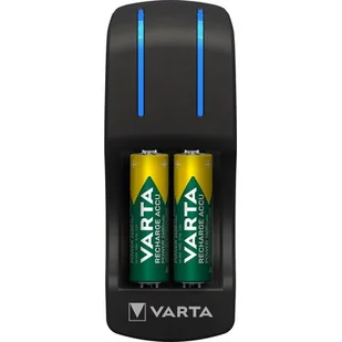 Varta POCKET ŁADOWARKA + 4 AKU AA 2600 mah va54 - Ładowarki i akumulatory - miniaturka - grafika 1