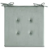 Poduszki dekoracyjne - Poduszka na siedzisko Gaja 40 x 40 x 3 cm szałwiowy - miniaturka - grafika 1