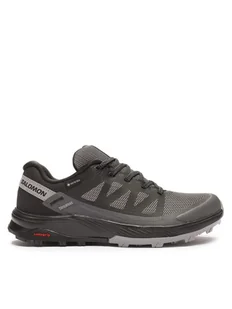 Salomon Trekkingi Outrise Gtx W GORE-TEX L47142600 Czarny - Buty trekkingowe damskie - miniaturka - grafika 1