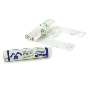 Greenaware GreenAware, Kompostowalne worki na pieluchy, 30 szt 5098732010225 - Worki na śmieci - miniaturka - grafika 1