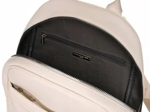 Pojemny plecak damski ze skóry ekologicznej — David Jones - Plecaki - miniaturka - grafika 6