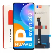 Części serwisowe do telefonów - ORYGINAŁ WYŚWIETLACZ EKRAN LCD DOTYK DO HUAWEI P SMART 2021 PPA-LX1 PPA-LX2 - miniaturka - grafika 1