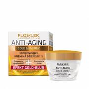 Kremy do twarzy - Flos-Lek Anti-Aging Gold Therapy energetyzujący krem na dzień spf-15 50 ml - miniaturka - grafika 1