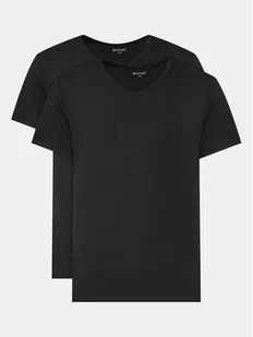 Mustang Komplet 2 t-shirtów 1014664 Czarny Regular Fit - Koszulki męskie - miniaturka - grafika 1