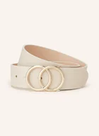 Paski - Condor Pasek Skórzany beige - miniaturka - grafika 1