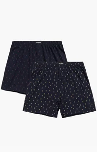 2-pack bokserki męskie luźne 2MBX-063-GRA/GRA, Kolor multicolour, Rozmiar L, ATLANTIC - Intymna - Majtki męskie - miniaturka - grafika 1