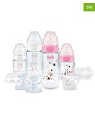 Butelki dla niemowląt - NUK 9-częściowy zestaw "First Choice+ Perfect Start Set Girl" - miniaturka - grafika 1