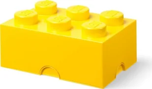 LEGO Brick 6 40000802 żółty - Pojemniki na zabawki - miniaturka - grafika 1