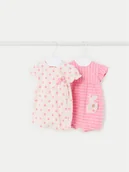 Rampersy - Mayoral Komplet 2 par romperów 1712 Różowy - miniaturka - grafika 1
