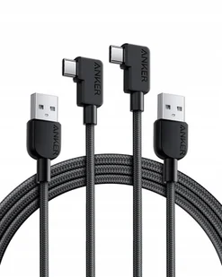 2X Anker Kabel USB-A na USB-C, z wtyczką pod kątem 90°(2 SZTUKI) - Kable USB - miniaturka - grafika 1