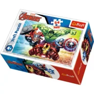 Puzzle - Puzzle mini 54 el. Bohaterowie Avengers - miniaturka - grafika 1
