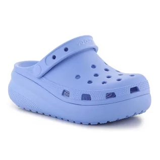 Buty dla dziewczynek - Chodaki Crocs Classic Cutie Clog K Jr 207708-5Q6 niebieskie - grafika 1