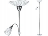Lampy stojące - Lampa podłogowa Sonata 2 chrom kryształki - miniaturka - grafika 1