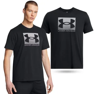 Koszulka fitness męska Under Armour Boxed Sports z krótkim rękawem - Koszulki sportowe męskie - miniaturka - grafika 1