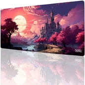 Podkładki pod mysz - PODKŁADKA POD MYSZ MYSZKĘ Rosewood 90x40 TILT Na biurko Wytrzymała XXL - miniaturka - grafika 1