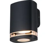 Lampy ogrodowe - Kanlux 38884 - Kinkiet zewnętrzny ZEVI 1xGU10/10W/230V IP54 czarny - miniaturka - grafika 1