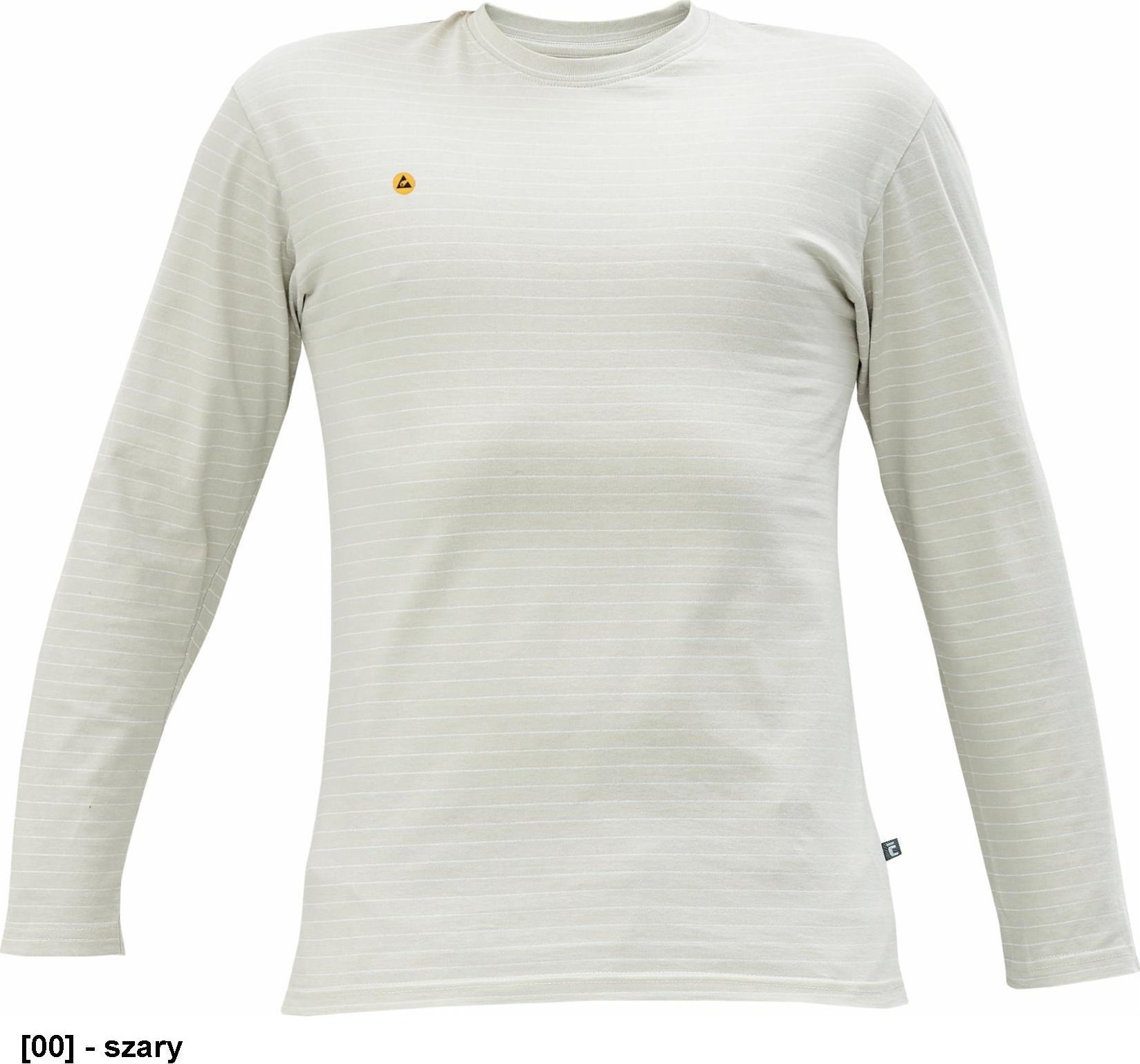 CERVA NOYO ESD LS - t-shirt z długim rękawem - szary M