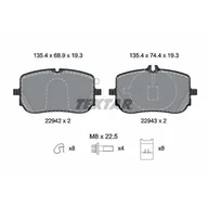 Klocki hamulcowe - Klocki hamulcowe - komplet TEXTAR 2294201 - miniaturka - grafika 1