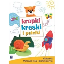 WSiP Kropki, kreski i pętelki. Ćwiczenia grafomot. - Edukacja przedszkolna - miniaturka - grafika 1