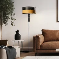 Lampy stojące - Czarna lampa podłogowa kule BERMUDY DUAL - miniaturka - grafika 1