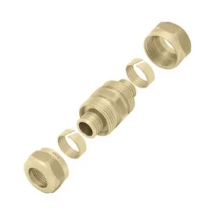 KAN Łącznik skręcany 18x2 KAN-therm 981 981 - Akcesoria do hydrauliki siłowej - miniaturka - grafika 1