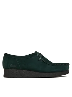 Clarks Półbuty WallabeeEVOSh 26184613 Zielony - Półbuty damskie - miniaturka - grafika 1