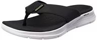 Klapki i japonki męskie - Skechers Męskie klapki Go Consistent Sandal Synthwave, Blk, 41.5 EU - miniaturka - grafika 1