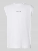 Koszulki męskie - Top z nadrukiem z logo model ‘Boxy’ - miniaturka - grafika 1