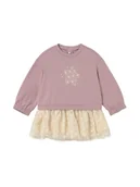 Sukienki i spódniczki dla dziewczynek - Mayoral Sukienka dzianinowa 2912 Różowy Regular Fit - miniaturka - grafika 1