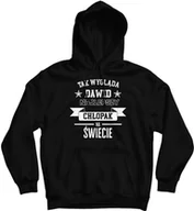 Gadżety dla niej i dla niego - Bluza z kapturem Tak wygląda najlepszy chłopak na świecie z imieniem - miniaturka - grafika 1