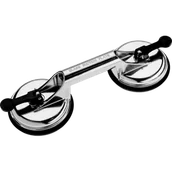Narzędzia glazurnicze - Drel Przyssawka do szyb podwójna aluminiowa 120 mm - miniaturka - grafika 1