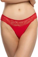 Majtki damskie - Julimex Salsa czerwone string damskie - miniaturka - grafika 1