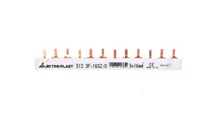 Elektro-Plast OPATÓWEK Szyna prądowa typu PIN 3P 16mm2 100A 12 pinów IZS163F12D 45.282 45.282 - Inne akcesoria elektryczne - miniaturka - grafika 1