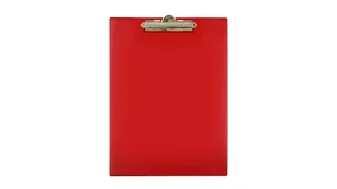TRES Clipboard teczka A5 z klipsem PODKŁADKA czerw - Deski z klipsem - miniaturka - grafika 1