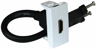 EFAPEL QUADRO45 GNIAZDO HDMI ALUMINIUM 45435 SAL - Inne akcesoria elektryczne - miniaturka - grafika 1