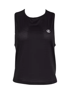 Dare 2b Top funkcyjny "Meditate" w kolorze czarnym ze wzorem - Koszulki i topy damskie - miniaturka - grafika 1