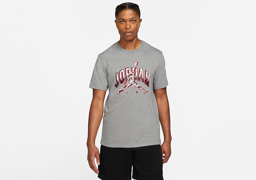Nike Air Jordan Brand Crew Tee Carbon Heather