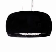 Lampy sufitowe - Lumina Deco Nowoczesna Lampa Wisząca Czarna Disposa D50 - miniaturka - grafika 1
