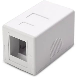 Techly Obudowa natynkowa na 1 moduł Keystone RJ45 lub RJ11/12 - Pozostałe akcesoria sieciowe - miniaturka - grafika 1