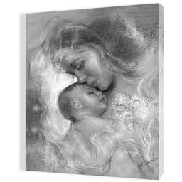 Obraz religijny na płótnie Matka Boża z Dzieciątkiem Jezus - Ikony i obrazy sakralne - miniaturka - grafika 1