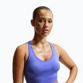 Koszulki sportowe damskie - Koszulka damska Nike Pro Seamless Dri-Fit Cropped sapphire - miniaturka - grafika 1