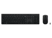 Zestawy myszka + klawiatura - Lenovo 4X31R64351 klawiatura Dołączona myszka Biuro RF Wireless + Bluetooth US English Czarny 4X31R64351 - miniaturka - grafika 1