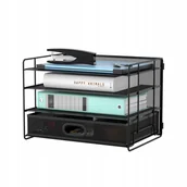 Przyborniki na biurko - Organizer Na Dokumenty, Sorter, 3 Półki + Szuflada - miniaturka - grafika 1